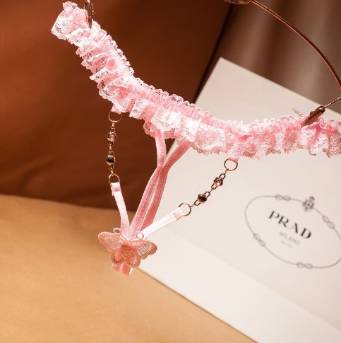 Трусики з метеликом one size рожевий Київ - фото 1