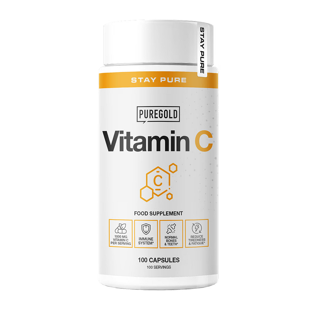 Вітамін C Pure Gold Protein Vitamin C 100 капсул Луцьк - фото 1