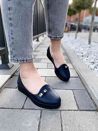 Kentro Балетки жіночі KENTO 01481/1 темно-сині (весна-осінь, шкіра натуральна) (3432) лише 35р. Коломыя