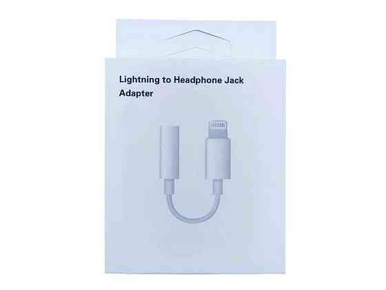 Перехідник аудіо Lightning(audio)-3,5 (BT, тільки для музики) Apple ТМ Gerlax Київ