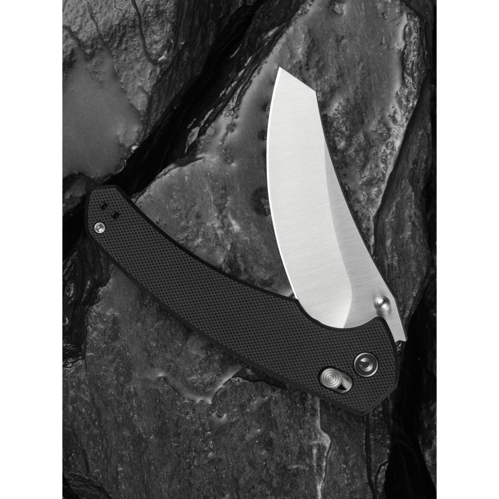 Ніж складаний туристичний Civivi Sixgill, (8.7 см) Nitro-V / G10 чорний Киев - изображение 12