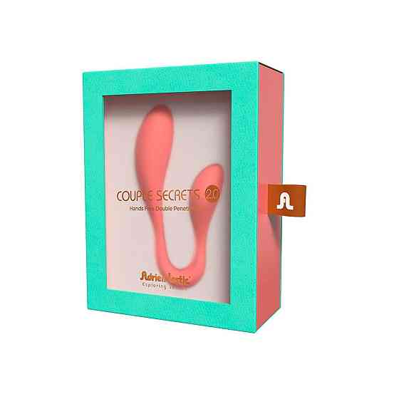 Смарт-вибратор для пар Adrien Lastic Couple Secrets 2.0, 2 мотора, 10 режимов Sex Aura Киев