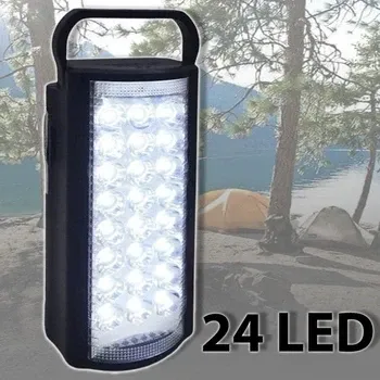 Акумуляторний LED-ліхтар Almina 2606L з , 24 LED, 2 режими, переносний, чорний Одеса - фото 4