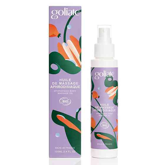 Масажна олія Goliate Huile De Massage Aphrodisiaque 100 мл, органічна, зігрівальний ефект Sex Aura Київ