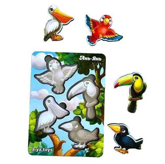 Деревянный пазл-вкладыш 