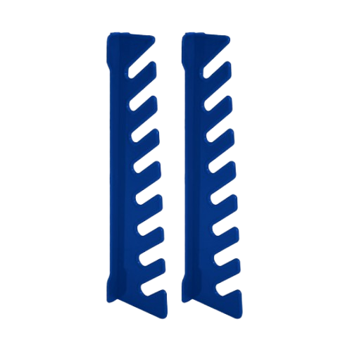 Стійка для гайкових ключів 200*25*52мм 2 планки синій Алеана Житомир