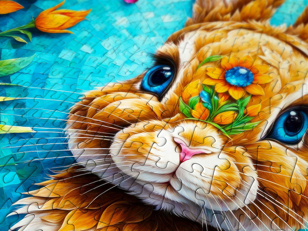 Пазл Садовий кролик - Garden Bunny (Enjoy-2149) Киев - изображение 2