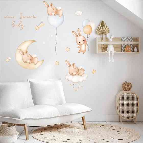 Наклейка декоративная виниловая в детскую комнату 