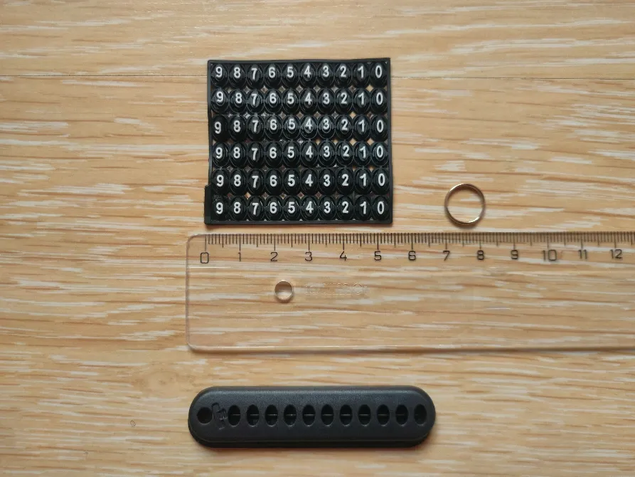 Брелок для ключів з номером телефону Київ - фото 4