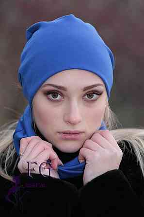 Жіноча шапка з трикотажу оптом Київ