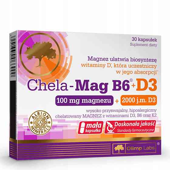 Chela-Mag B6+D3 30 caps Луцьк