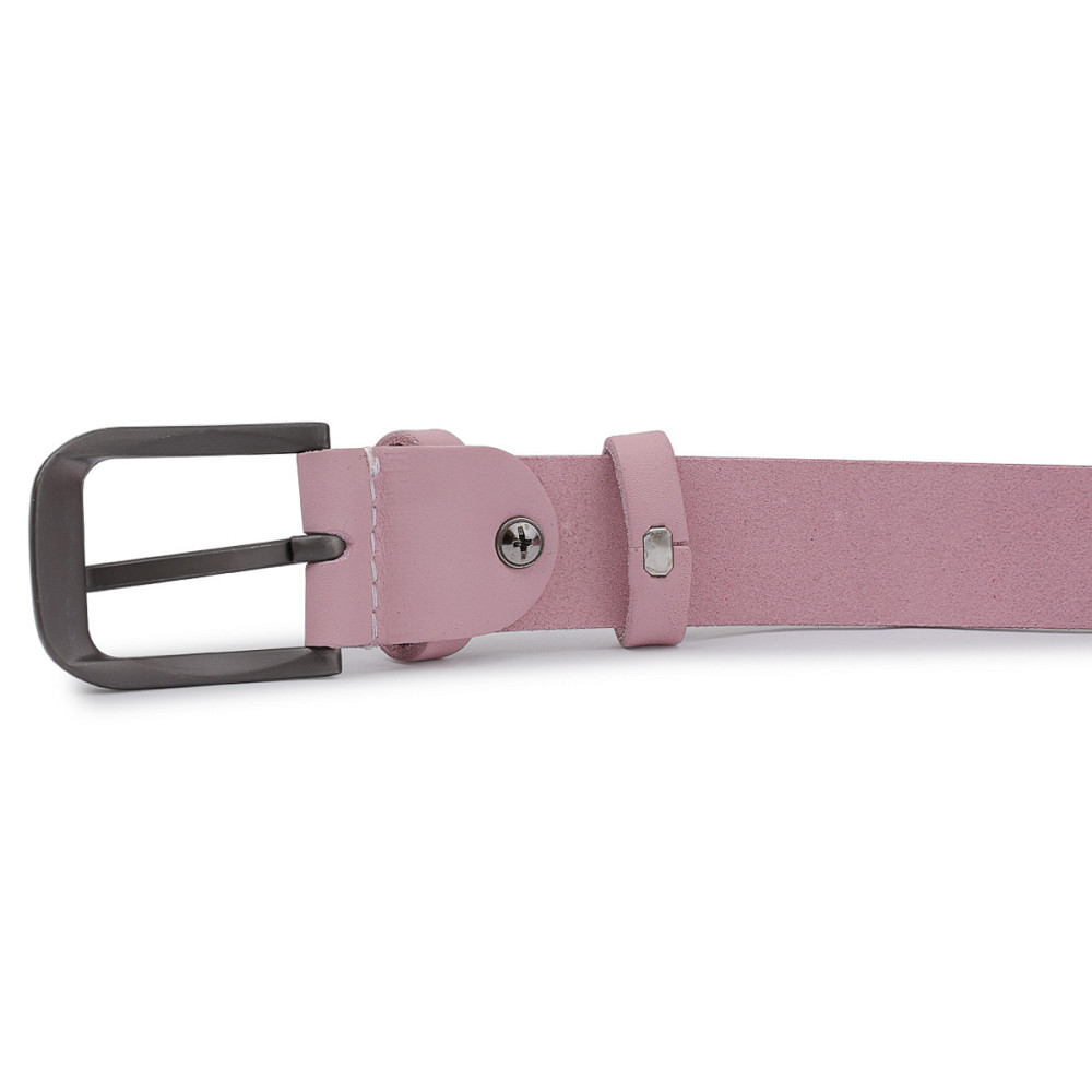 Женский кожаный ремень Vintage 20778 Розовый Киев - изображение 6