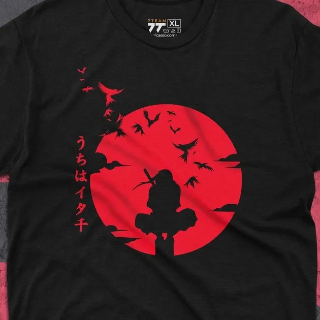 Футболка мужская с принтом Наруто Ітачі Учіха 2 Размер 48 Anime0291 Днепр - изображение 4