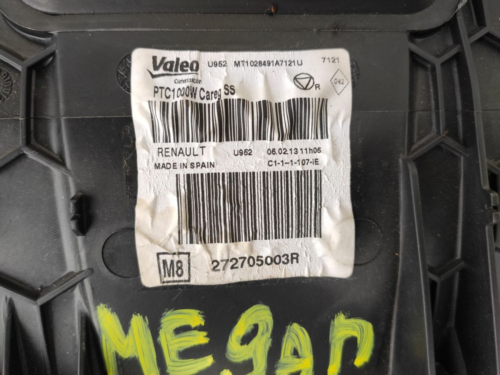 Корпус пічки Renault Megane III 1.5 dCi 2008-2015 (272705003R) Ковель - фото 4