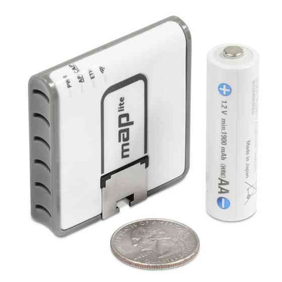 Точка доступу Mikrotik mAP lite (RBMAPL-2ND) (1x10/100 Ethernet ports, 1.5 dBi) Зовнішній адаптер живлення, Харків