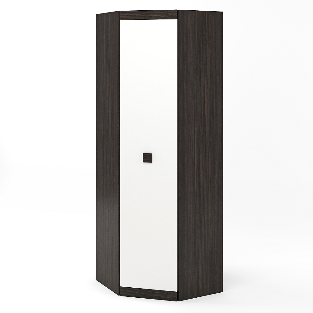 Шкаф угловой Эверест Соната-700 венге темный + белый (DTM-2316) Днепр - изображение 1