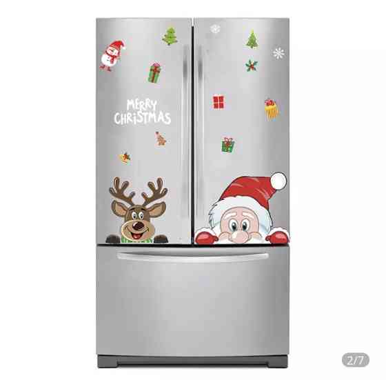 Наклейки новогодние 