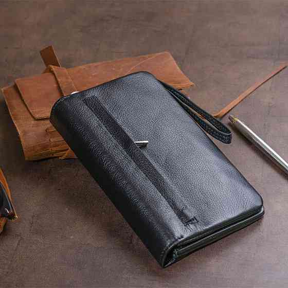 Клатч из кожи женский ST Leather 19316 Черный Київ