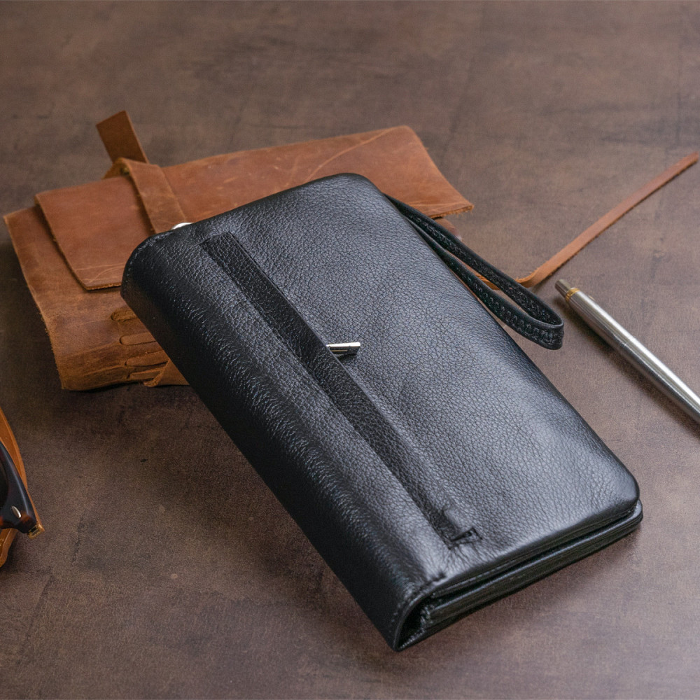 Клатч из кожи женский ST Leather 19316 Черный Київ - фото 4