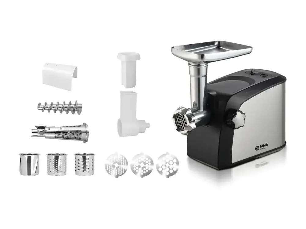 Электрическая мясорубка BITEK BT-3700 4200 Вт с насадками для колбас, кеббе, овощерезкой и соковыжималкой Одесса - изображение 4
