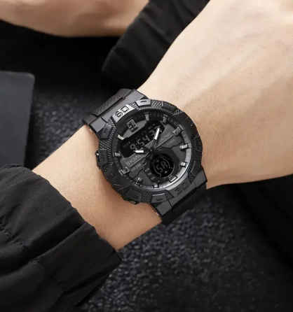 Чоловічий спортивний годинник Skmei 1881 (Чорний з чорним) Вінниця