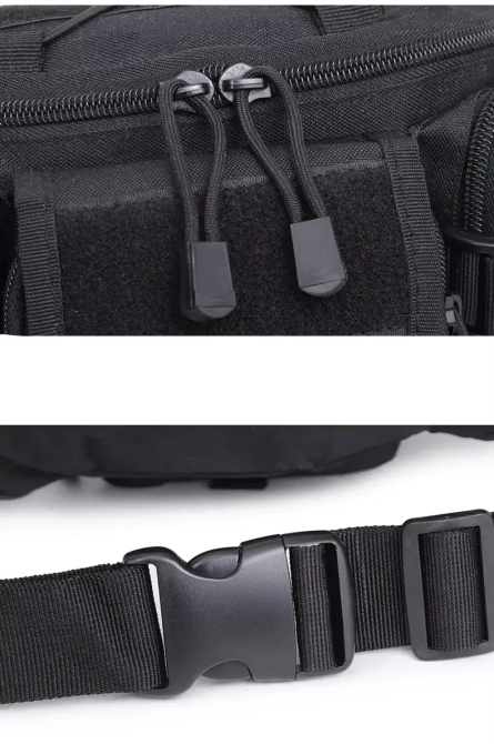 Тактическая сумка бананка на пояс (Черная) Винница - изображение 8