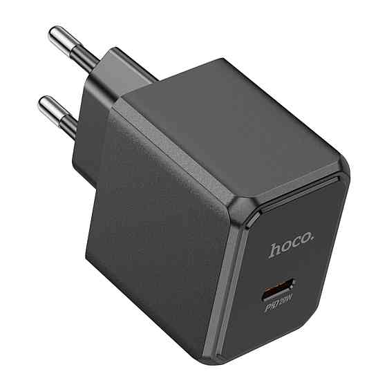 Мережевий зарядний пристрій HOCO CS13A Ocean single port PD20W charger Black (6942007603805 ) Киев