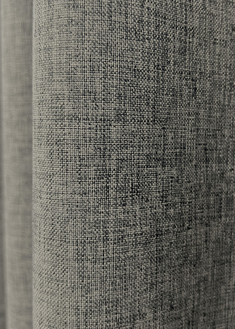 Комплект коротких штор VR-Textil ALORA-TON № 1871ш Серый 130х170см 2 шт (35-0426) Киев - изображение 6