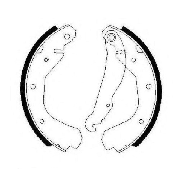 Тормозные колодки Bosch барабанные задние OPEL Corsa A/Kadett D,E -94 0986487213 Харьков - изображение 2