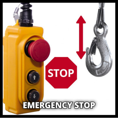 Лебідка Einhell тельфер TC-EH 1000 (2255160) Вінниця - фото 10