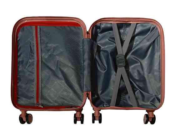 Валіза пластикова MILANO BAG 0307 мікро 52 см рожева Київ