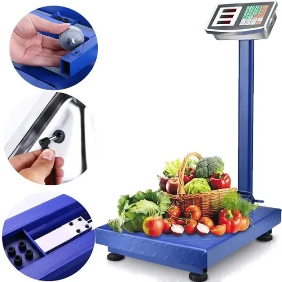 Ваги товарні з лічильником ціни MATARIX MX-423 350кг 40*50F для бізнесу Одеса