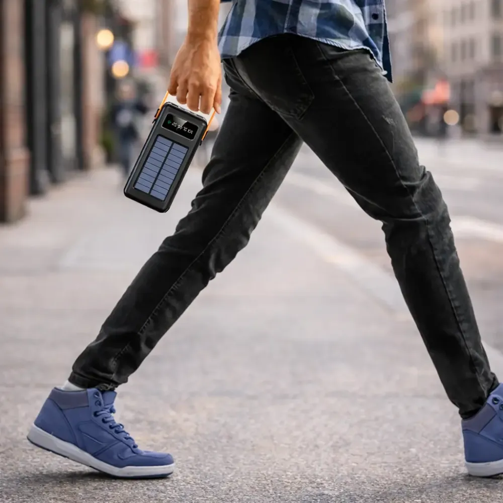 Внешний аккумулятор / Повербанк YM-636CX 60000mAh / Power Bank SOLAR 4хUSB Коломыя - изображение 3