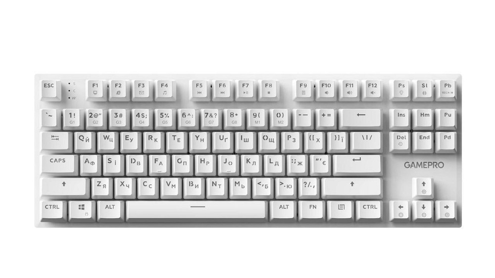 Клавіатура GamePro Genesis Joker MK124W Outemu Red Swithes USB White ( 16759 ) Харьков - изображение 7