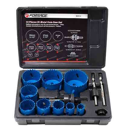 Набір біметалевих кільцевих пилок Forsage F-BHS13 Одеса