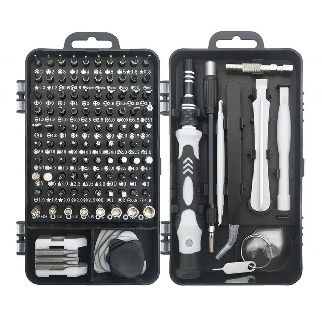 Набір міні прецизійних викруток для ремонту електроніки 115 в 1 YD-20 Львів - фото 5