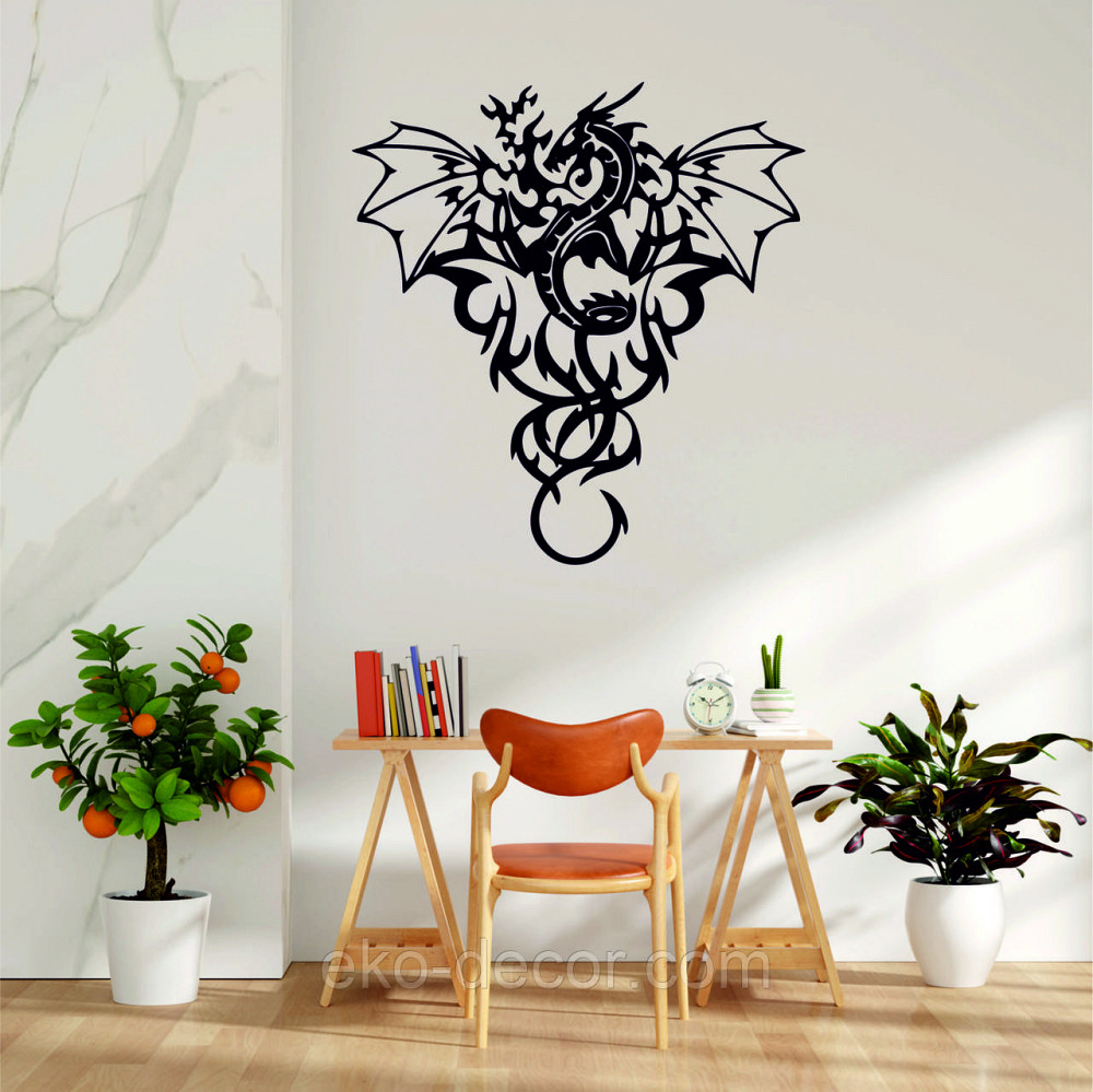 Декоративне настінне Панно «Дракон» Декор на стіну Київ - фото 4