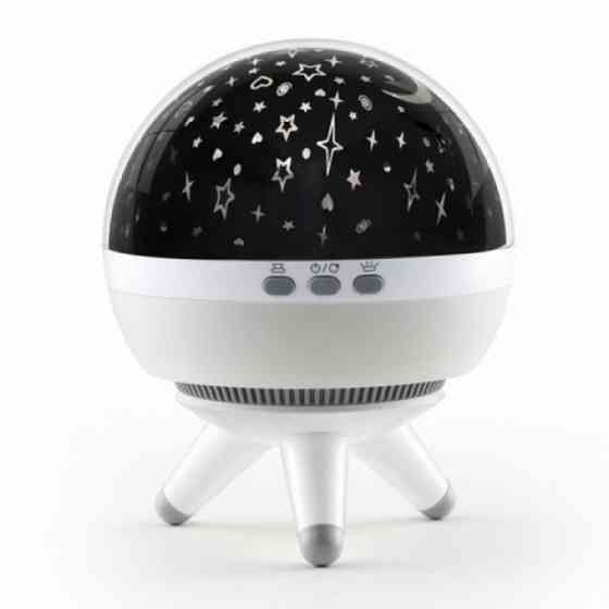Проектор зоряного неба Космический Шар Звездное небо (White) Вінниця