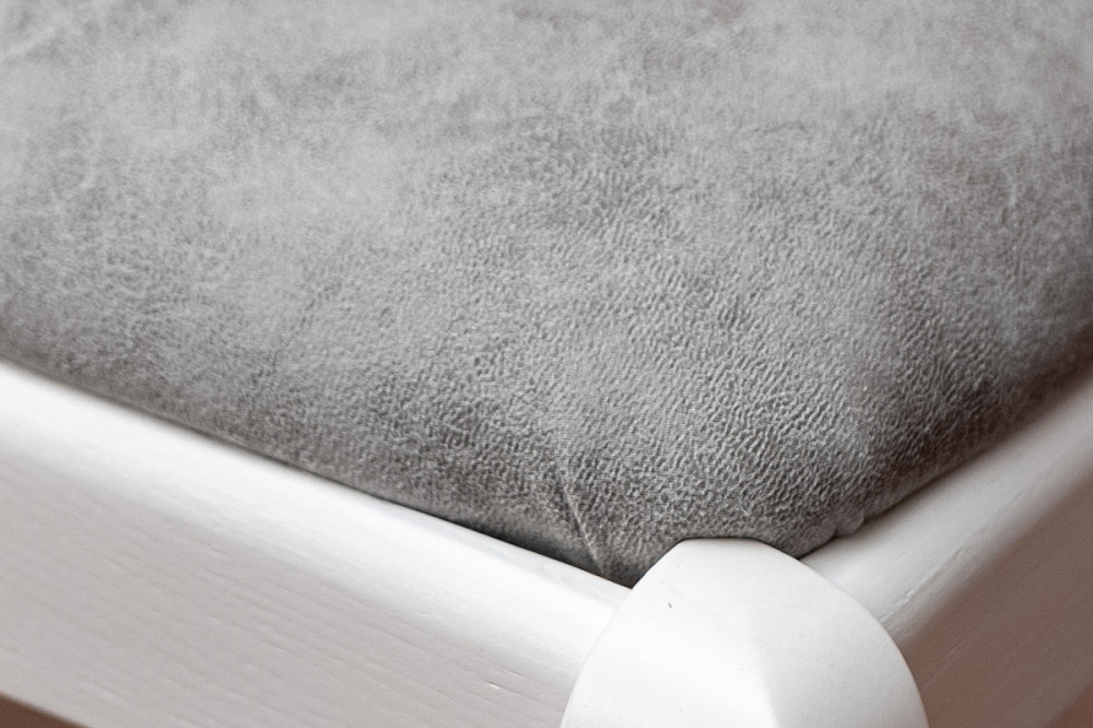 Банкетка Сієста 490, біла/сіра тканина Київ - фото 2