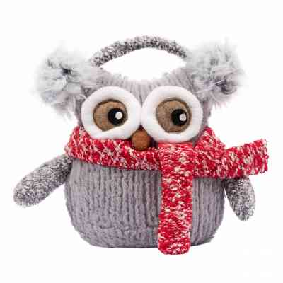 Прикраса декоративна Novogod`ko Сова в навушниках, 19 см (974007) Вінниця