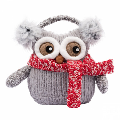 Украшение декоративное Novogod`ko Сова в наушниках, 19 см (974007) Винница - изображение 1