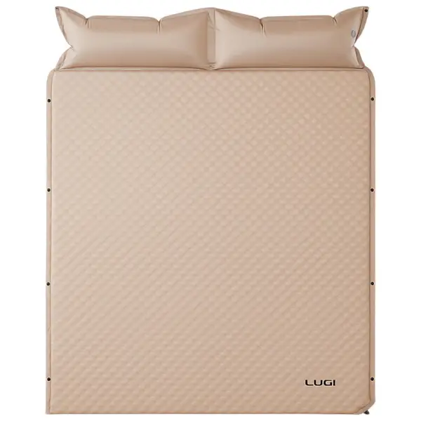 Надувний матрац 190х130см туристичний похідний в намет Camping Lugi, самонадувний кемпінговий підголівник комфортний LU-027 Коломия - фото 2