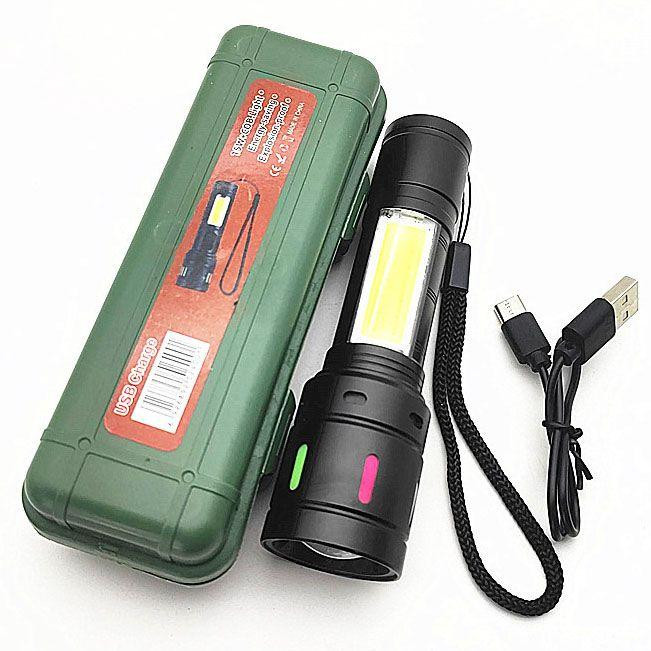 Ліхтарик ручний BL 612 WITH WARNING (9965) від Bailong 3 режими роботи, з функцією аварійного сигнал Київ - фото 1