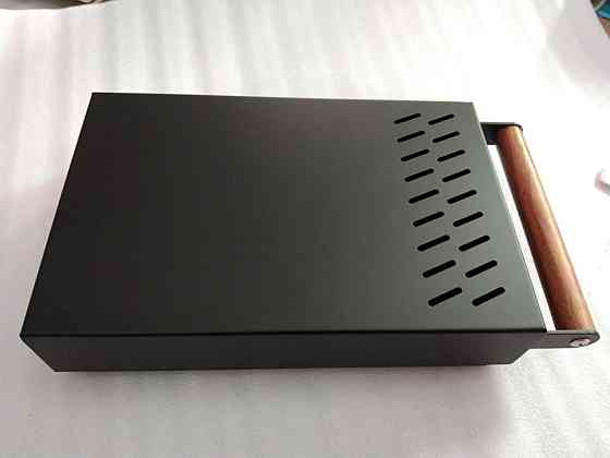 Нок-бокс DIBTSA Espresso Knock Box Drawer чорний нержавіюча сталь знімна штанга неслизьке дно контейнер для кавової гущі Київ