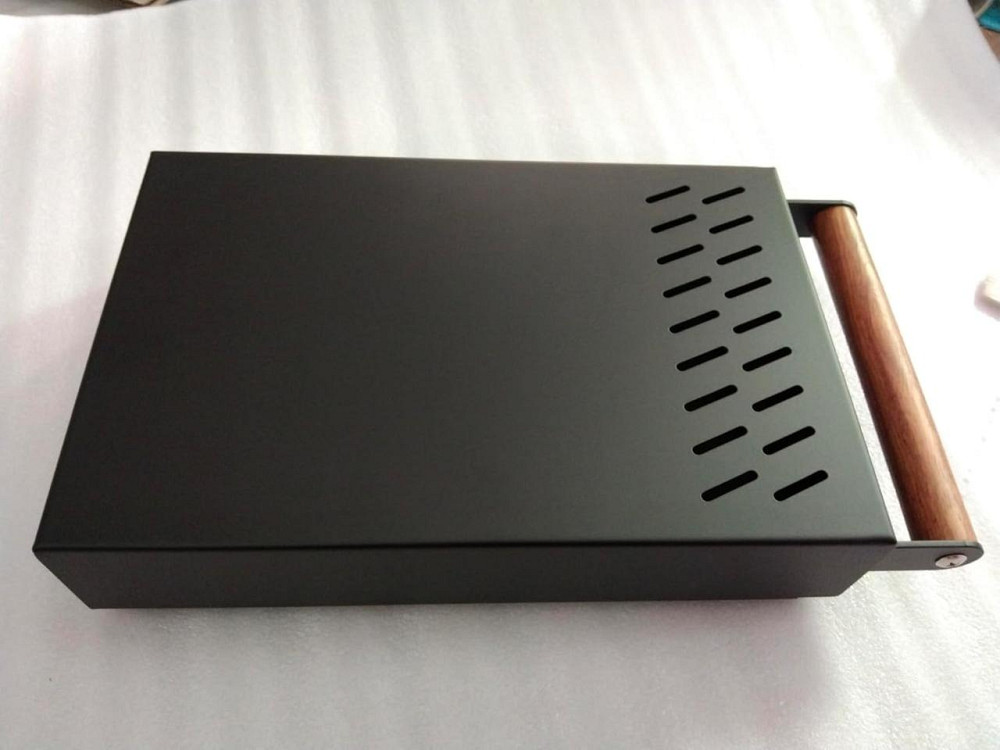 Нок-бокс DIBTSA Espresso Knock Box Drawer чорний нержавіюча сталь знімна штанга неслизьке дно контейнер для кавової гущі Київ - фото 4