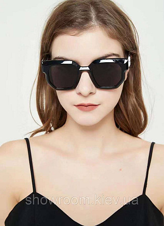 Солнцезащитные женские очки OFF White OERJ014 Black Lux Киев - изображение 4