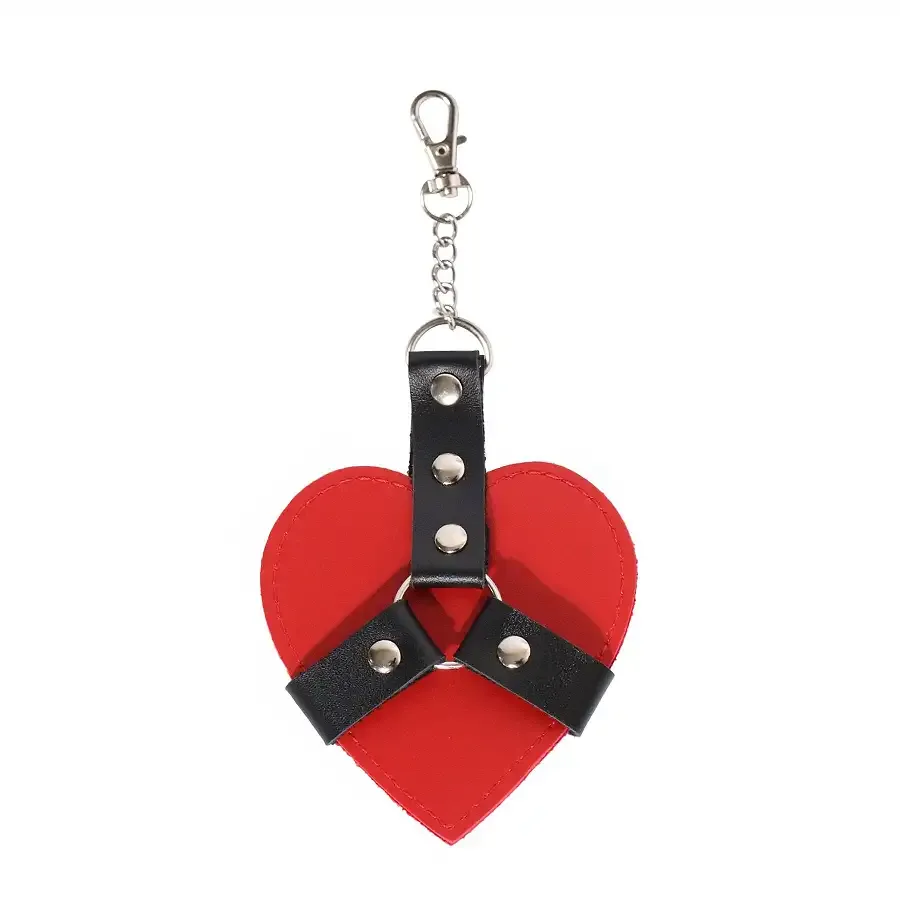 Брелок на карабіні для ключів Art of Sex Chained Heart, Червоний Львов - изображение 2