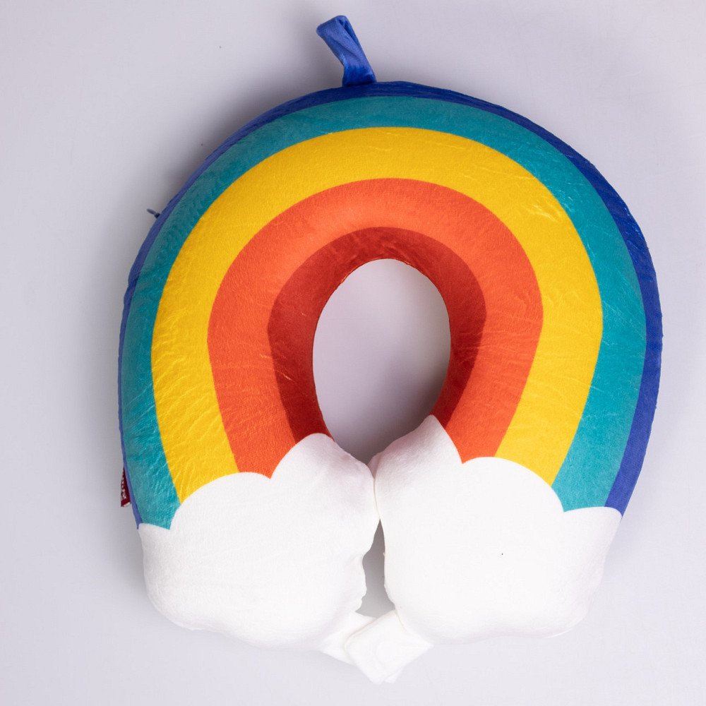 Подушка для шиї Rainbow U-подібна, синій HP-56-13BL Коломия - фото 1