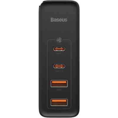Зарядное устройство Baseus 2xUSB 100W GaN (2xUSB-C+2xUSB-A) black (CCGAN2P-L01) Винница