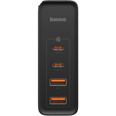 Зарядний пристрій Baseus 2xUSB 100W GaN (2xUSB-C+2xUSB-A) black (CCGAN2P-L01) Вінниця - фото 3